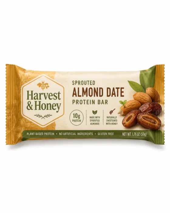 Harvest & Honey Sprouted Almond Date Protein Bar